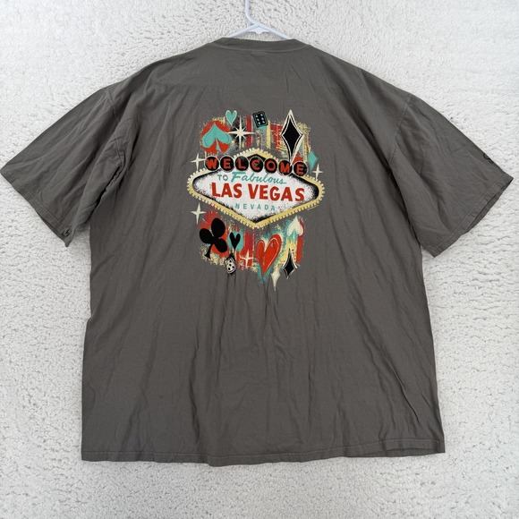 crazy shirts Other - Crazy Shirts Mens 3XL Gray Las Vegas Vintage Vegas Sign Casino Tee NWT 14392-LZ